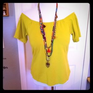 Lime green top from  Soft surroundings